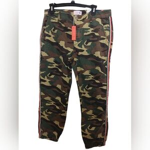Sundry camouflage rainbow detail jogger jeans w zipper ankle size 30 NWT